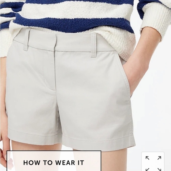 J. Crew Pants - J.Crew classic Chino shorts 3.5”